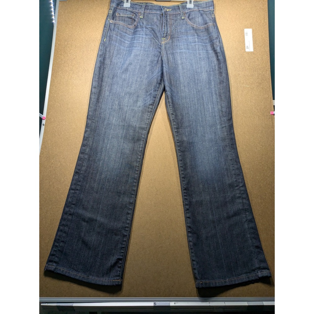 Lucky Brand Easy Rider Jeans Womens 14/32 Regular Dark Wash Straight Leg Denim